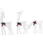 Beliani ANGELI - Kerstdecoratie - Wit - IJzer