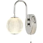 Searchlight Wandlamp Allure chroom
