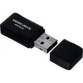 Mercusys MW300UM Netwerkkaart Ingebouwde USB (USB, USB-A), Netwerkadapter, Zwart