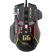 INF Ergonomische gamingmuis met RGB, 6 DPI-instellingen en 7000 Hz Black