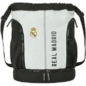 Safta Real Madrid 24/25 21.93l 27x33x10 Cm Backpack Wit,Zwart Kinderen