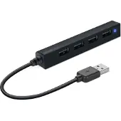 Speedlink SNAPPY SLIM USB Hub, 4-poorts, USB 2.0, passief, zwart