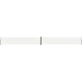 vidaXL Windscherm uittrekbaar 117x1200 cm crèmekleurig