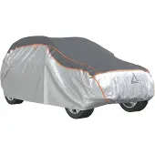 vidaXL Autohoes voor SUV hagelbescherming L zilverkleurig en grijs