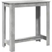 vidaXL Bartafel, betonkleur, 102x50x103,5 cm, houtvezelplaat