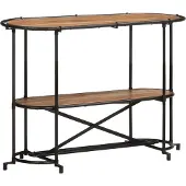 vidaXL Wandtafel 110x42x76 cm massief acaciahout
