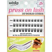 Ardell Winks Press On Lash Natural underlash extentions Wimpers 1 st Schwarz