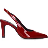 Manfield Rode lakleren slingbacks | Maat 41
