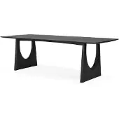 Ethnicraft Geometric eettafel eiken zwart