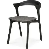 Ethnicraft Bok eetkamerstoel eiken zwart 50x54x76 cm