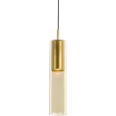 QAZQA Moderne gouden hanglamp voor 1-fase railsysteem - Iconic Lloyd