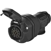 Pricenet Led-verlichtingsadapter 12 Volt 13-13-polig 16 cm zwart