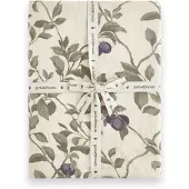 Garbo&Friends Plum Muslin Hoeslaken 140x200 Cm - Onderlakens Katoen Beige - GF150022-8000-214GL
