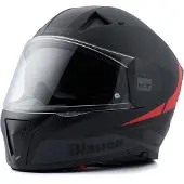 Blauer Naca NF01A helm, mat zwart/rood, maat XL (60/62)