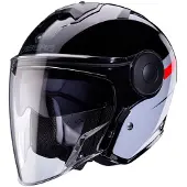 Caberg CabergSohoZephirZwartGrijsRoodJethelm Maat S