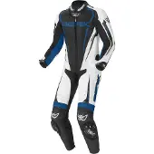 Berik Race-X Zwart Wit Blauw 1-Delig Motorpak Maat 56