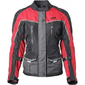 GMS Twister Neo Dames Zwart Rood Waterdichte Textiele Motorjas Maat XL