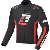 Bogotto GPX Waterdichte Zwart Rood Textiele Motorjas Maat S