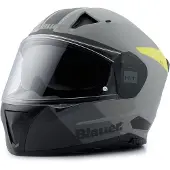 Blauer Naca NF01B helm, grijs mat/geel, maat M (56/58)