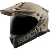 Bogotto FG-601 Duo Bruin Fiberglas Enduro Helm Maat L