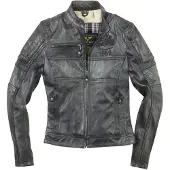 Black-Cafe London Shona II Dames Leren Motorjas Maat S