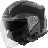 Bogotto H586 BT Solid Zwart Bluetooth Jethelm Maat XS
