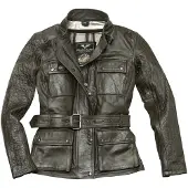 Black-Cafe London Madrid Dames motorfiets lederen jas