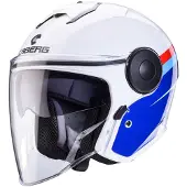 Caberg Soho Zephyr Jethelm Wit/Blauw/Rood S