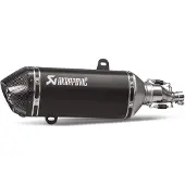 Akrapovic Scooter-Line uitlaatsysteem met EG-BE VESPA GTS 21- RVS-ZWART
