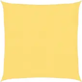 vidaXL Zonnescherm HDPE vierkant 2x2 m beige