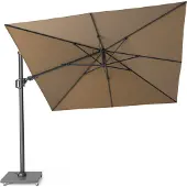 Platinum hangparasol Challenger T2 aluminium 3 x 3 m Taupe