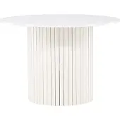 Ebuy24 Härön eetkamertafel Ø110 cm wit.