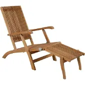 Brafab Julita ligstoel teak naturel inklapbaar