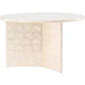 Ebuy24 Smögen salontafel Ø70cm beige.