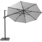 Platinum Zweefparasol Challenger T² - Grijs - Ø3,5 Meter - Rond -