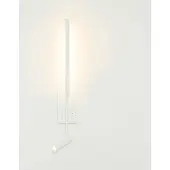 Zambelis LED-wandlamp 23040, wit / opaal, Slaapkamer, metaal, Modern, LED wandlamp
