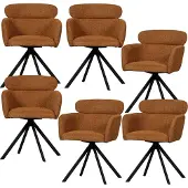Woood eetkamerstoel (set van 6) Fenne