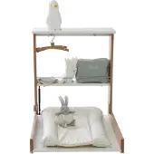 Vertbaudet Luiertafel voor aan de muur. naturlijk/wit