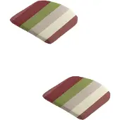 Madison - Zitkussen - Universeel - 2st - 46x48cm - Vivero bordeaux