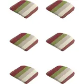 Madison - Zitkussen - Universeel - 6st - 46x48cm - Vivero bordeaux