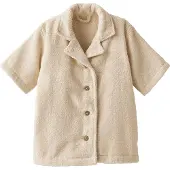 Vertbaudet Gepersonaliseerde badjas voor baby's met gerecycled katoenen blouse beige