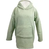 Unique living hoodie luna tea green -70x87cm