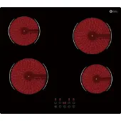 HELVETIA Inbouw Vitro-Keramische kookplaat HTR4V60V1 met aangesloten 2 Fase Perilexkabel