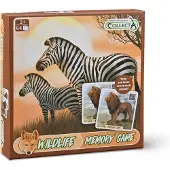 Collecta Wildtier-geheugenspel, bruin. Braun, one size