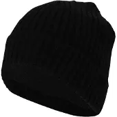 Sarlini - Muts jongens - Ribbed - Zwart - 2/4 Jaar