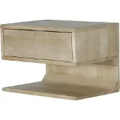 Giga Meubel Nachtkastje Zwevend Malma Naturel