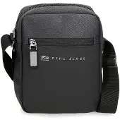 Pepe Jeans Pepe Jeansvoor mannen. 7125431 Jarvis boodschappentas zwart -17x22x8cm (OSFA), Casual, Polyester