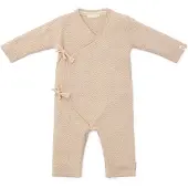 Little Dutch boxpak met textuur zand Beige Jongens/Meisjes Katoen V-hals - maat 56