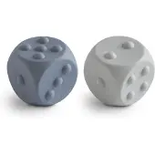 Mushie Bijtspeeltje Dice Press Toy | Tradewinds / Stones