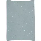 Jollein Aankleedkussenhoes Jersey 50x70cm Twinkling Sea Green